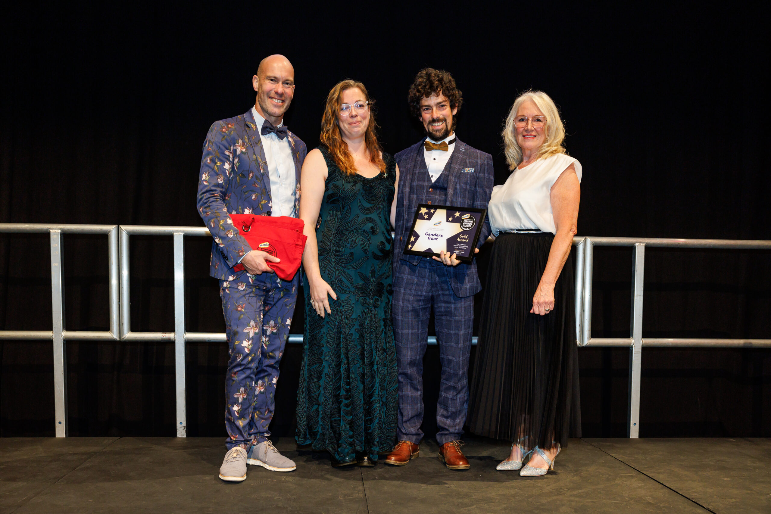 Ganders Goat collecting Gold Sustainability Award